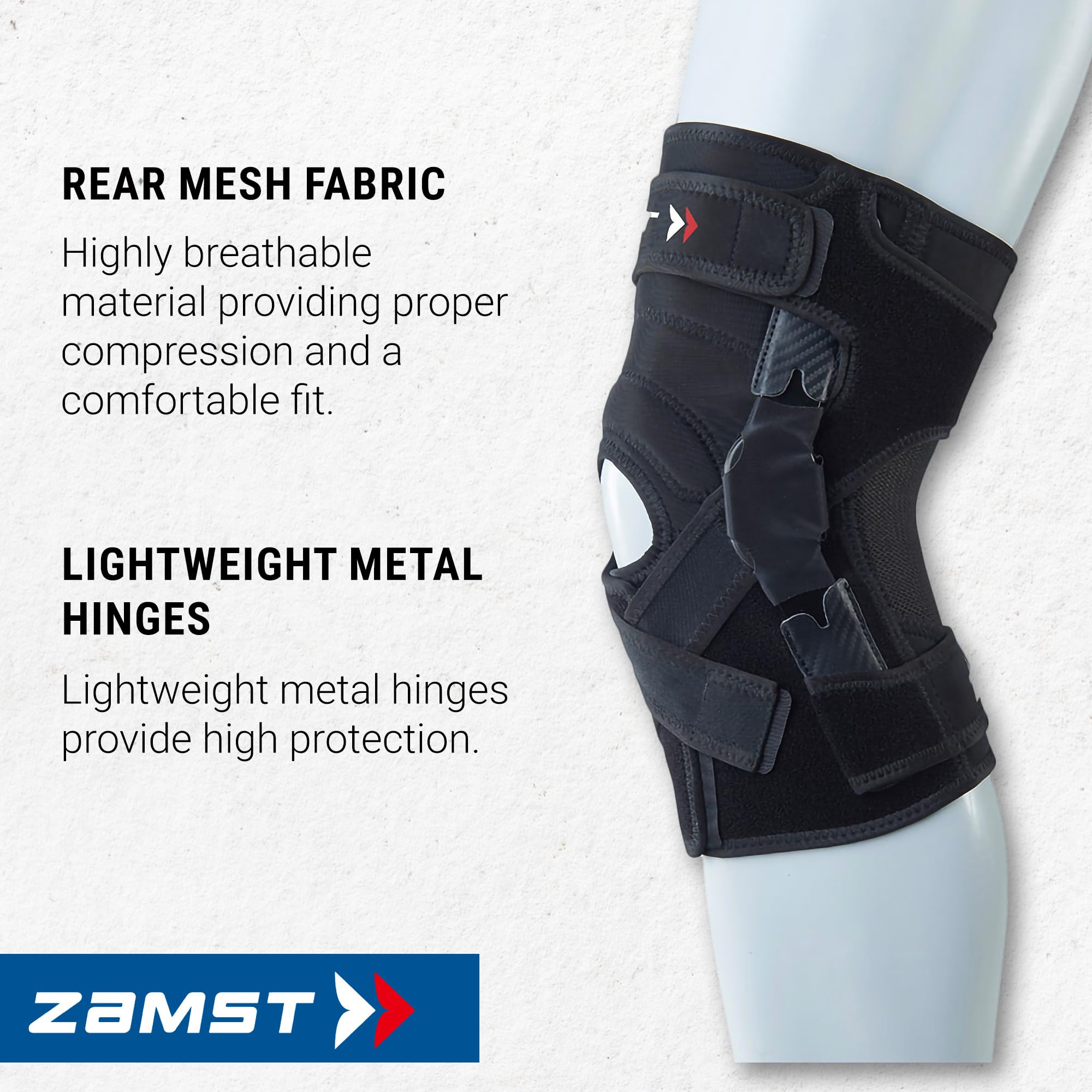 Amazon.co.jp: Zamst ZK-3 Knee Brace, Black, 3X-Large : ドラッグストア